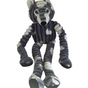 Long Leg Wolf Plush Squeaky Dog Toy